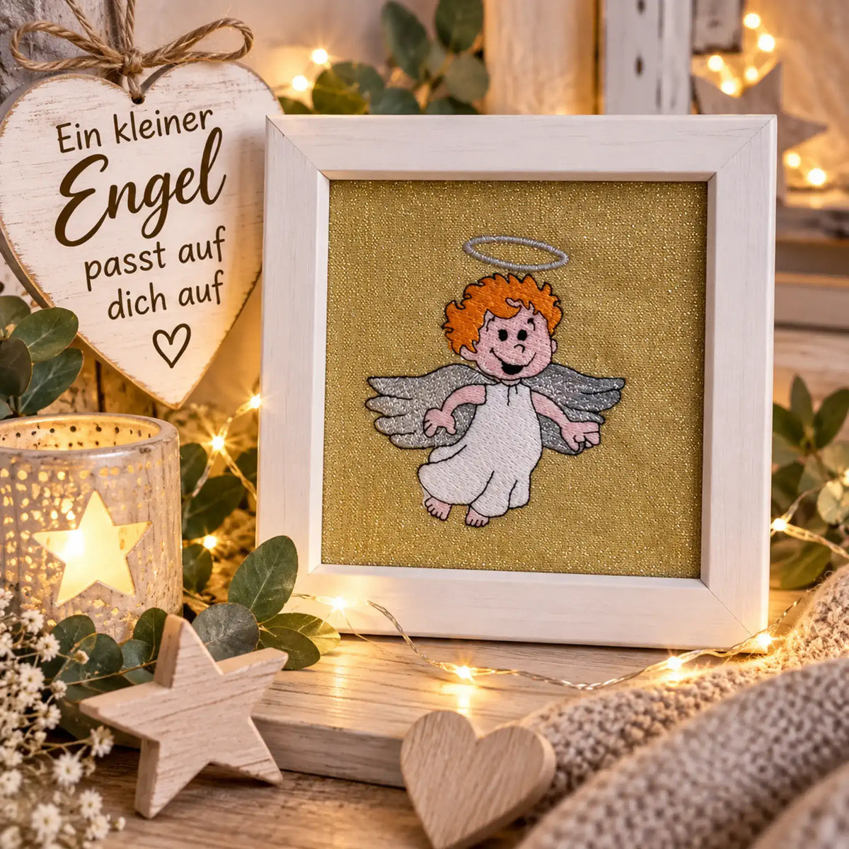 Stickdatei Engel Vollstick Set