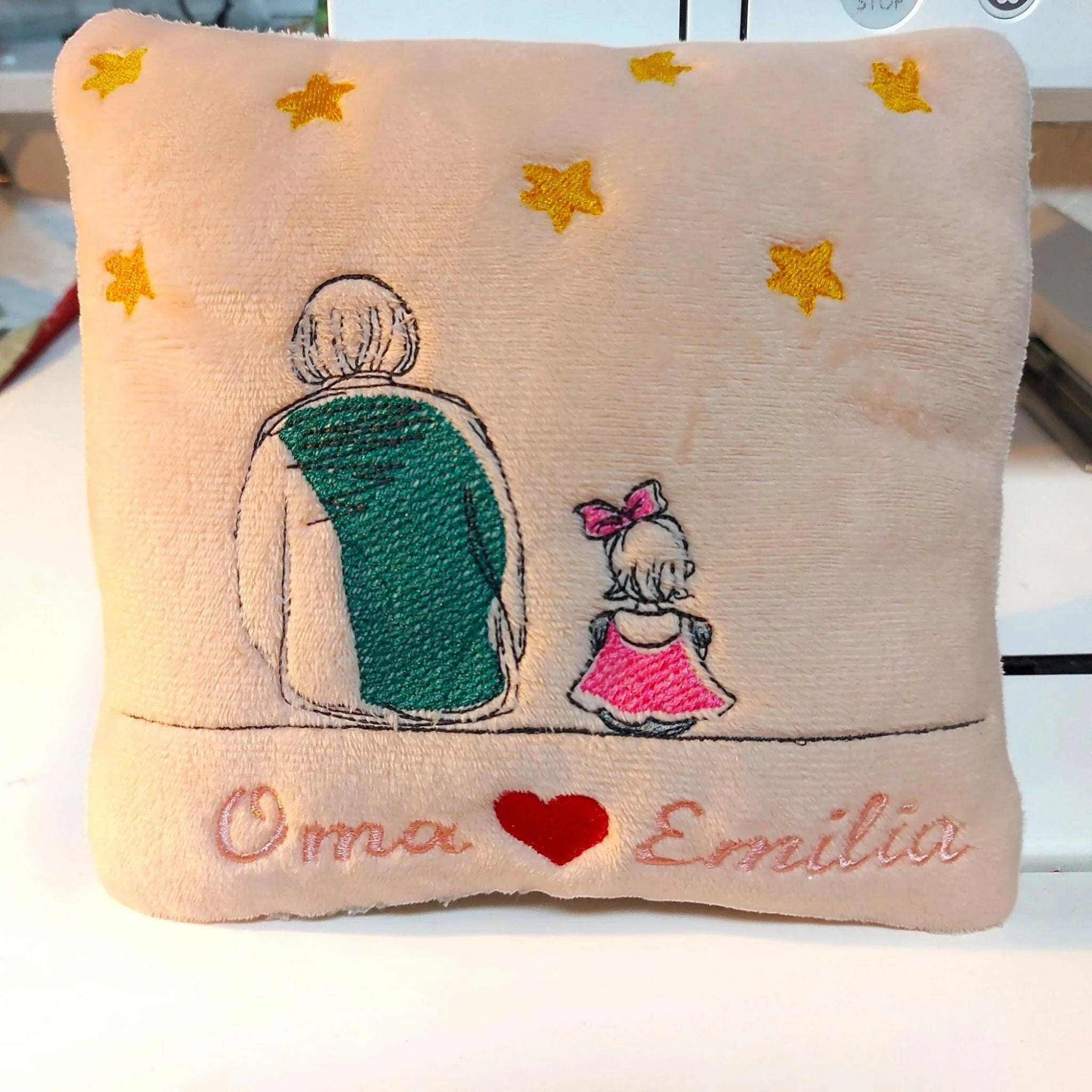 Stickdatei Familie und Freunde Baukasten