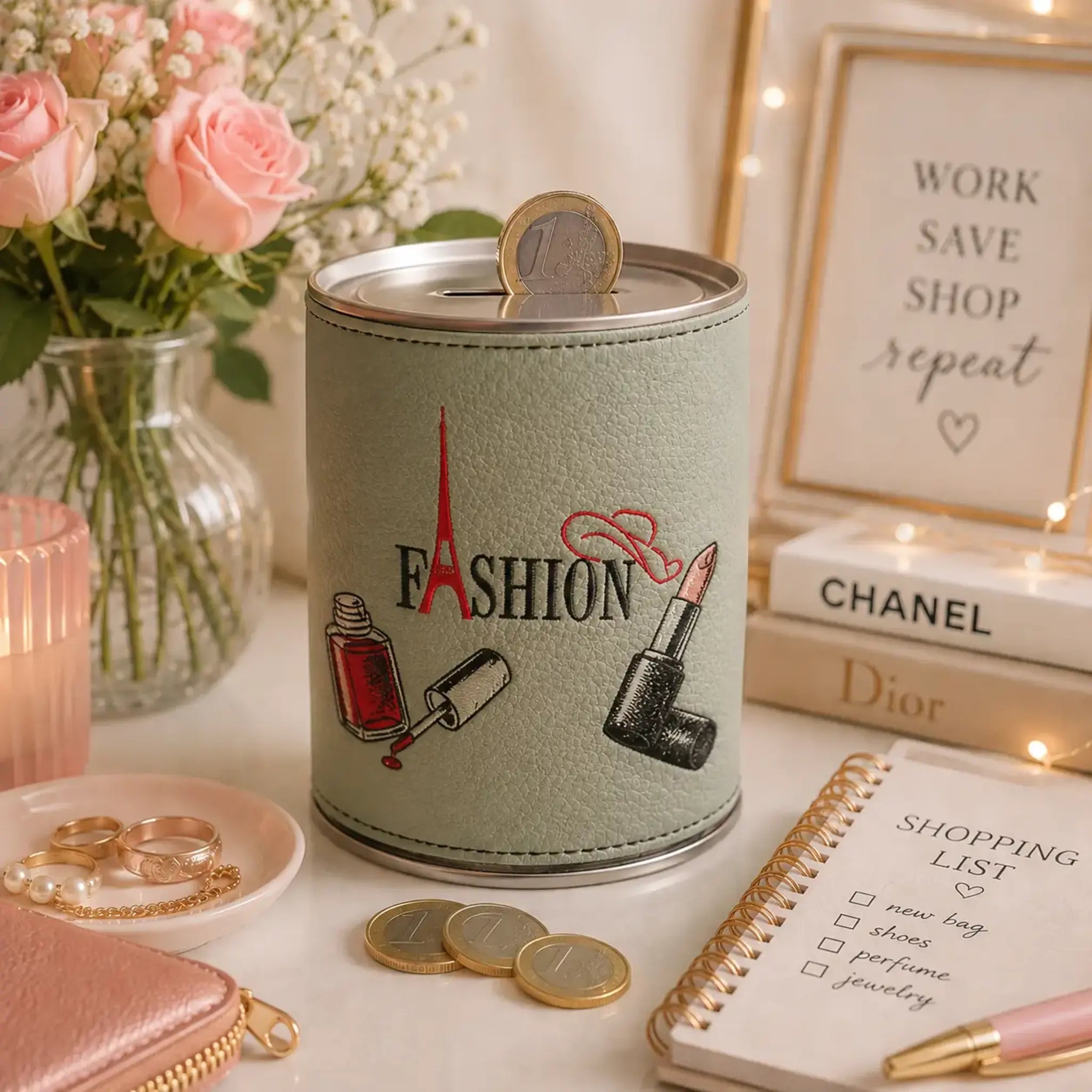 Stickdatei Frauensache Fashion – 6 Mode-Motive Appli