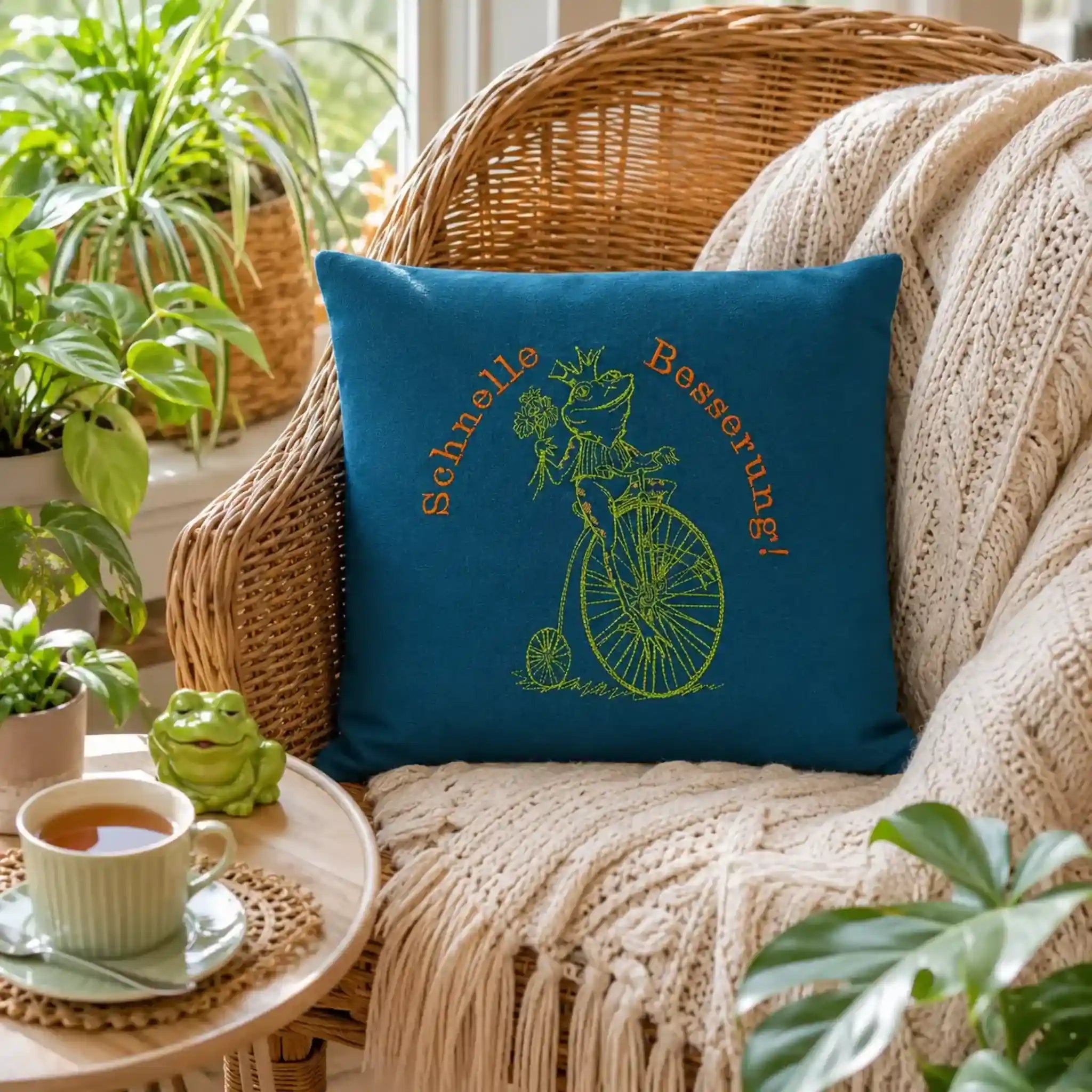 Stickdatei Froschkönig