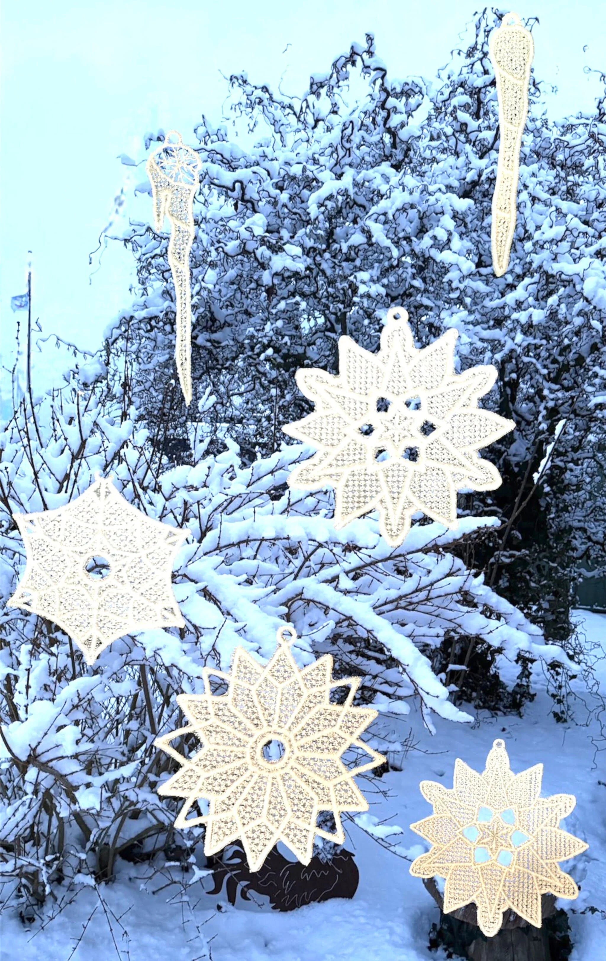 Stickdatei FSL Eis und Schnee