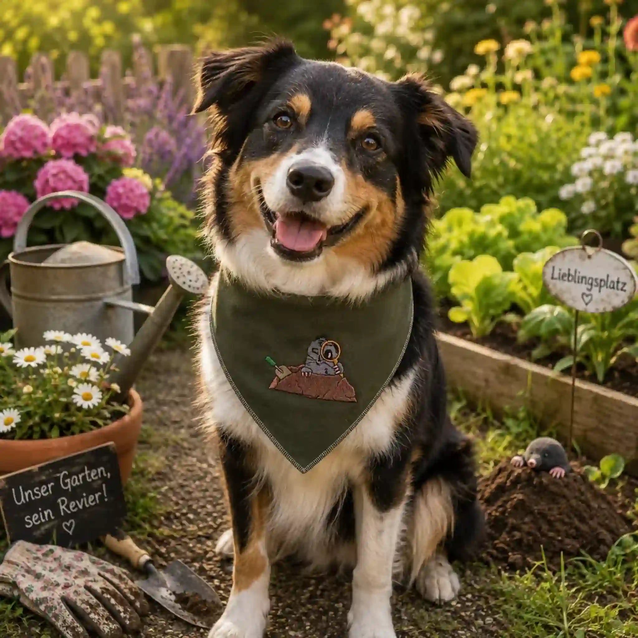 Stickdatei Garten- und Grillwichtel mit Sprüchen 🌿 – 5 Motive + 2 Sprüche