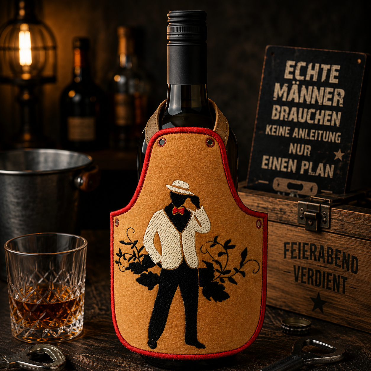 Stickdatei Gentleman 🎩 – Edles Herren-Motiv zum Sticken