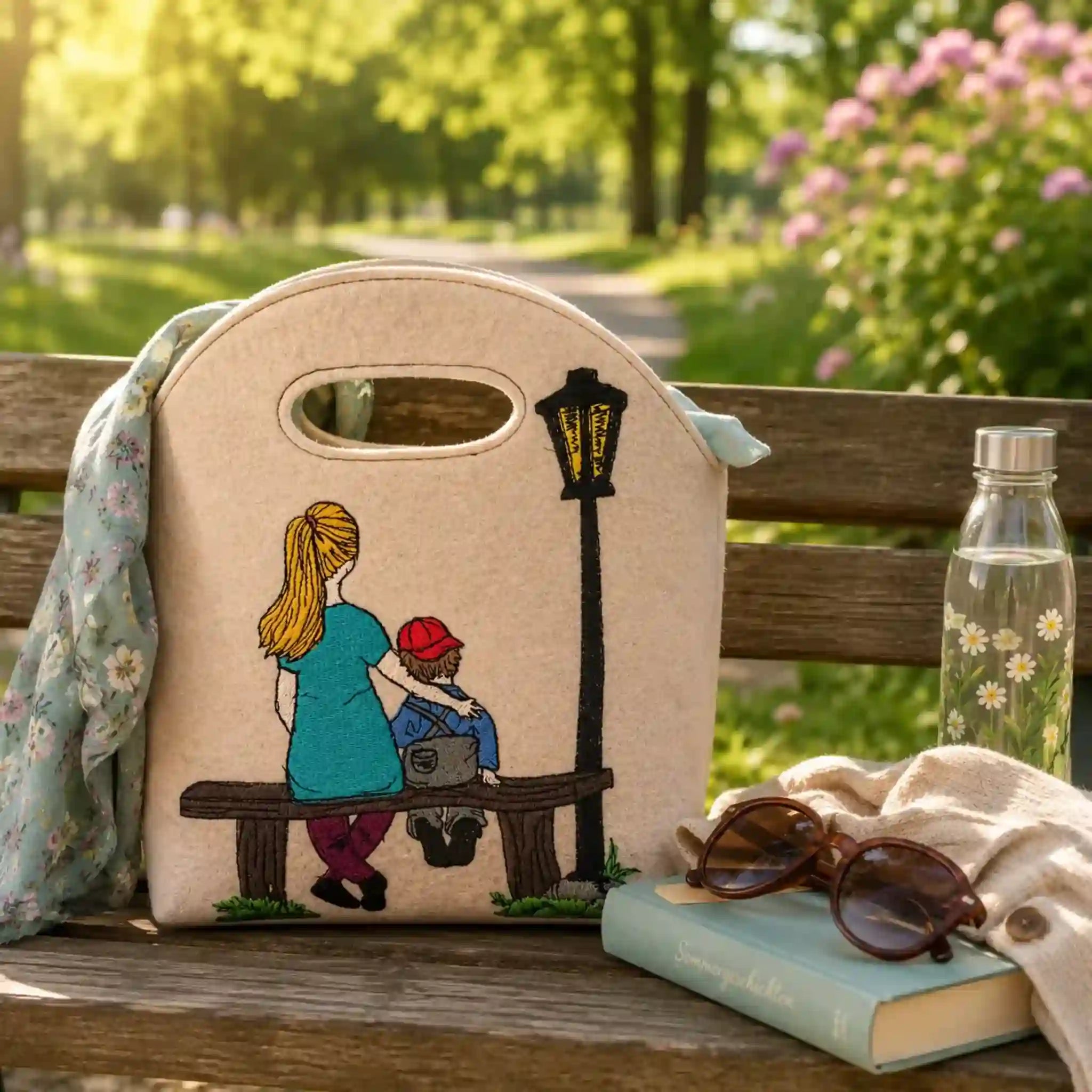 Stickdatei Geschwisterliebe