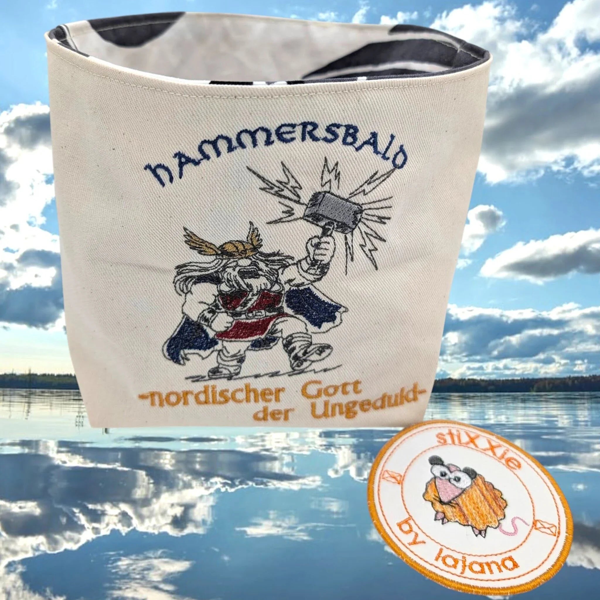 Stickdatei Hammersbald - Gott der Ungeduld