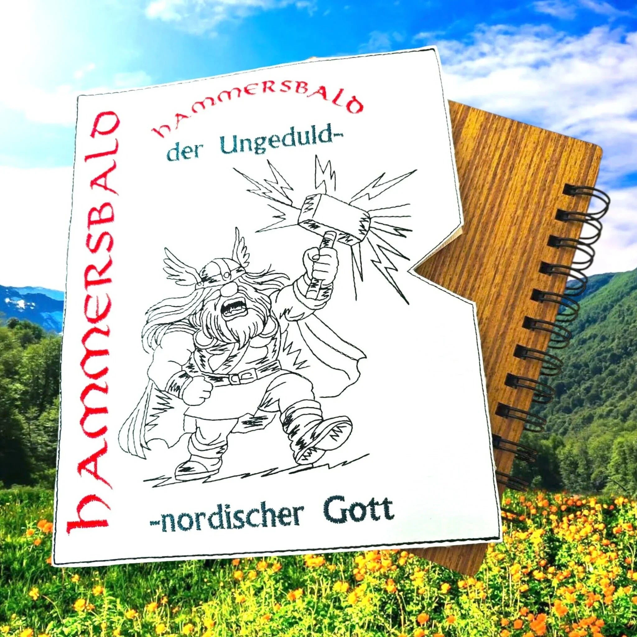 Stickdatei Hammersbald - Gott der Ungeduld