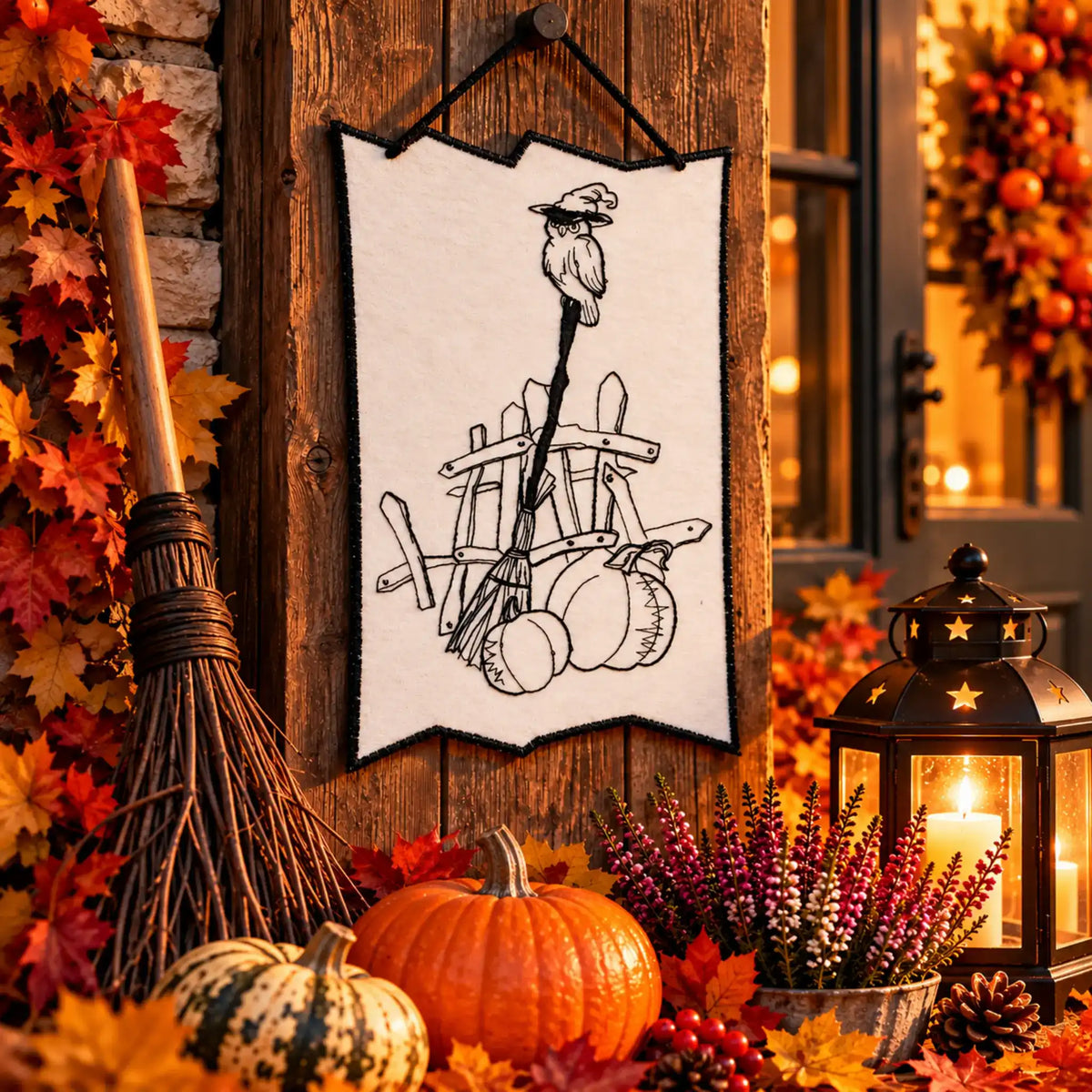 Stickdatei Herbst Halloween – Color & Scribble