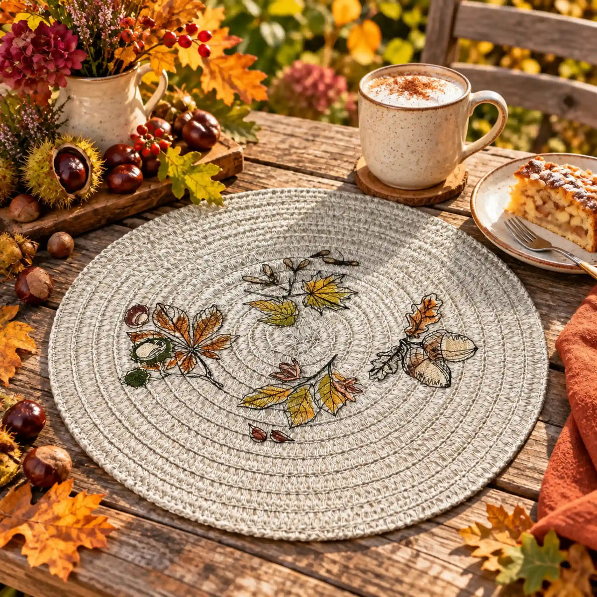 Stickdatei-Set Herbstfrüchte – 10x10 & 13x18 cm