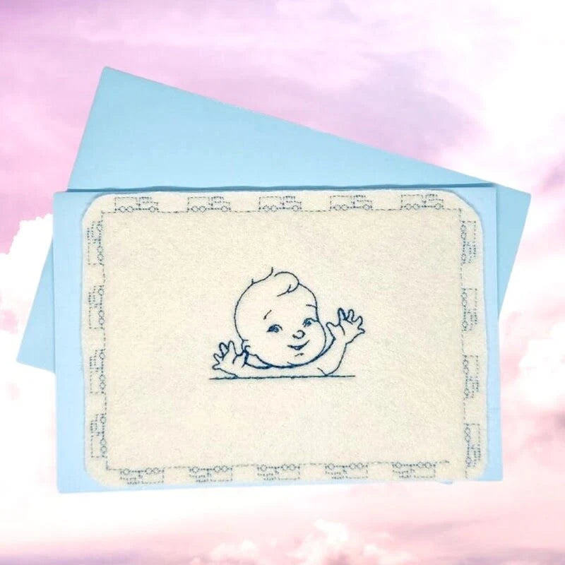 Stickdatei Kartendesigns Baby von stiXXie by lajana