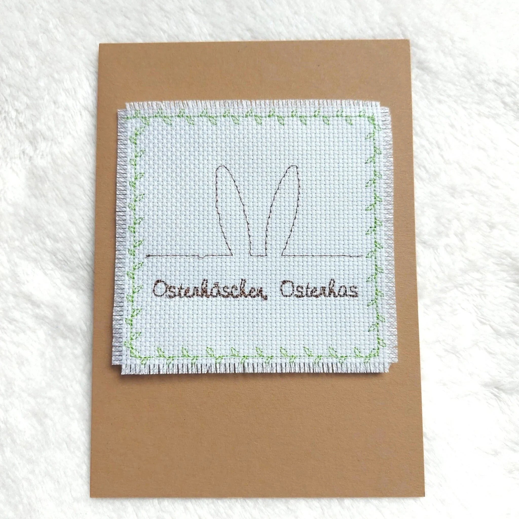 Stickdatei Kartendesigns Ostern