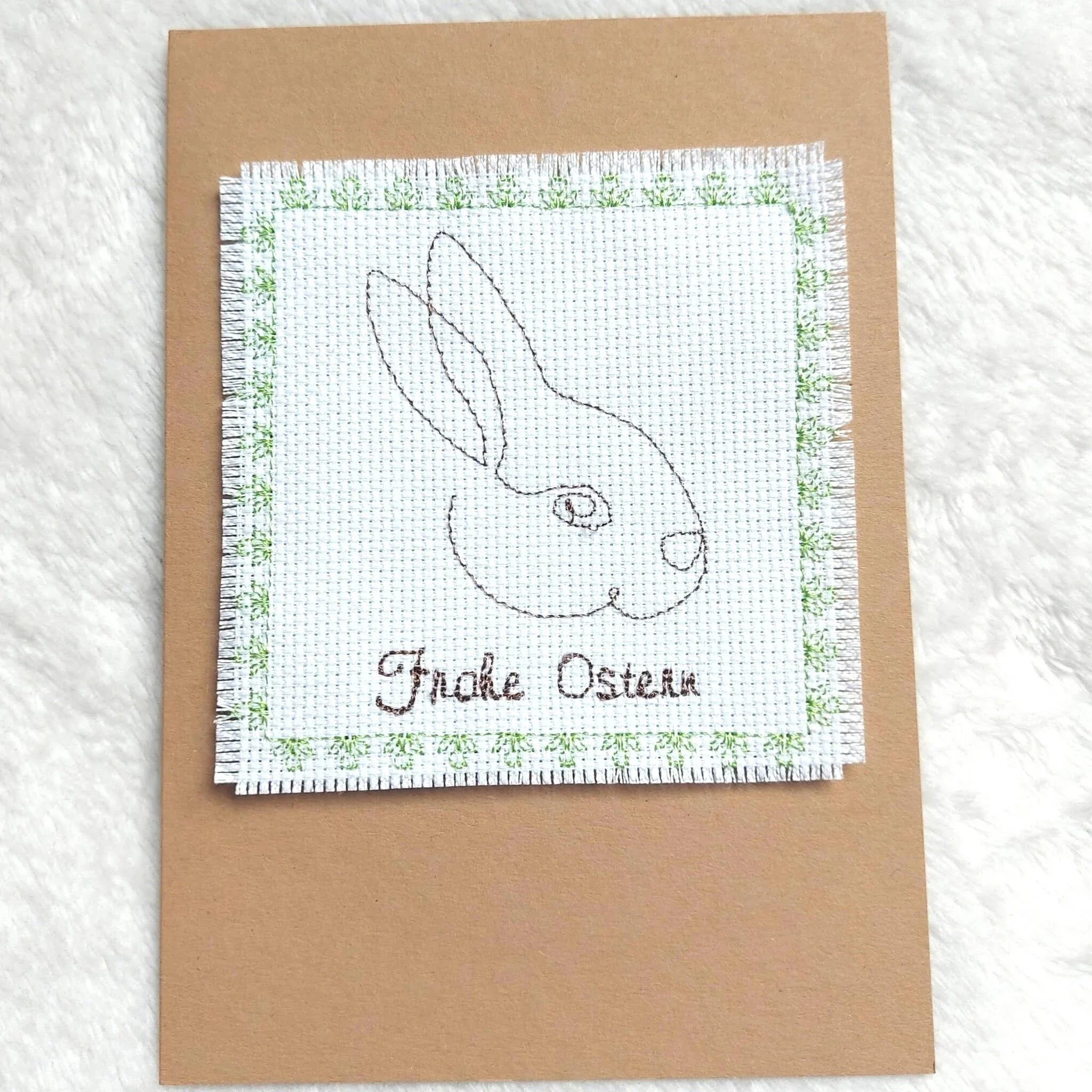 Stickdatei Kartendesigns Ostern