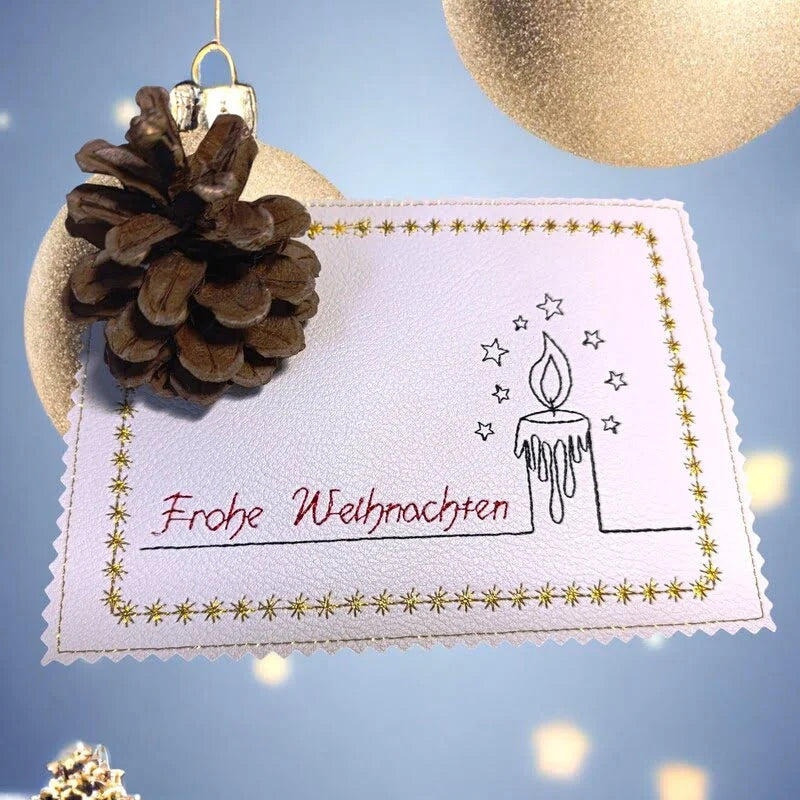 Stickdatei Kartendesigns Weihnachten