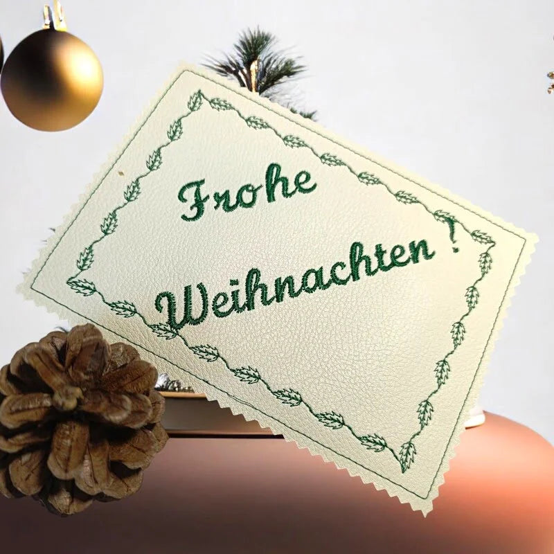 Stickdatei Kartendesigns Weihnachten