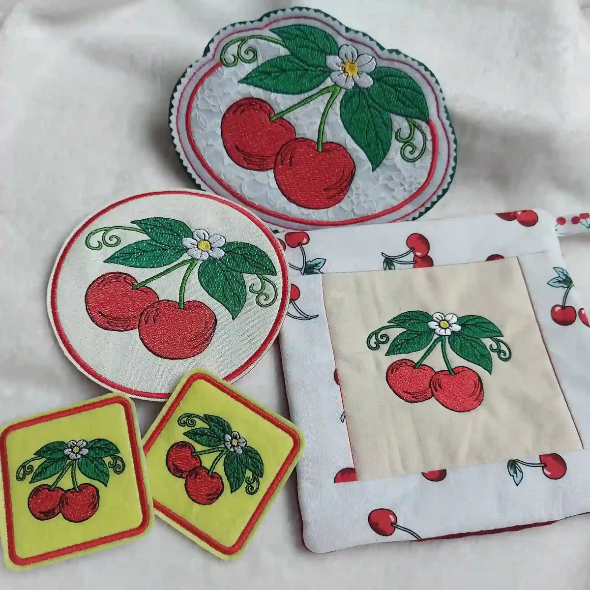 Stickdatei Kirschliebe 🍒 – Das große Kirsch-Bundle