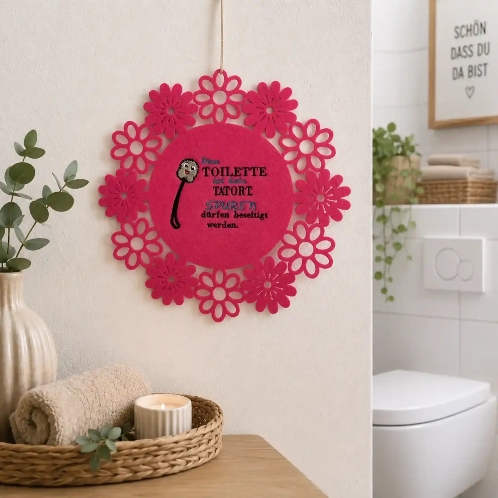 Stickdatei Sprüche für Klorollen-Verstecker