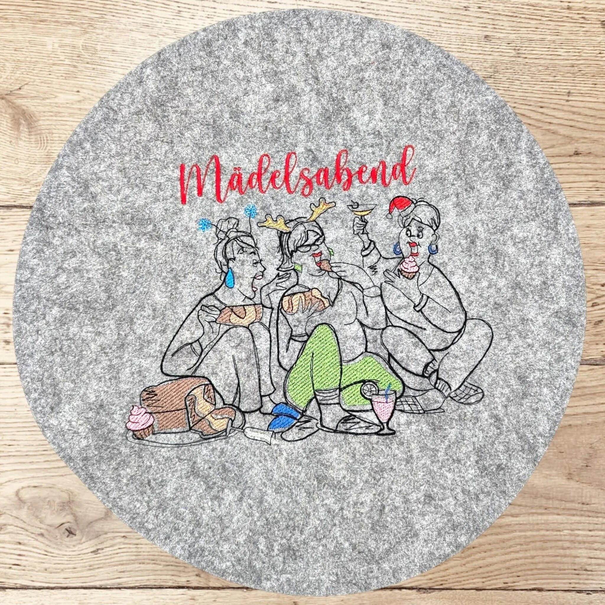 Stickdatei Klub der alten Schachteln