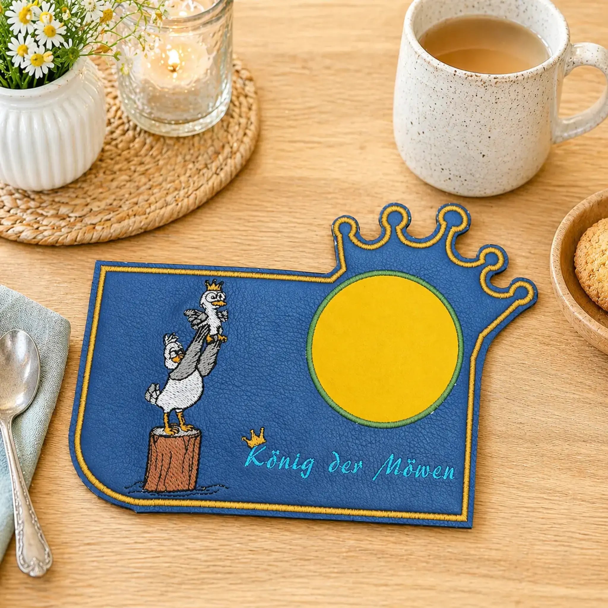 Stickdatei Möwe Carlo - König der Möwen