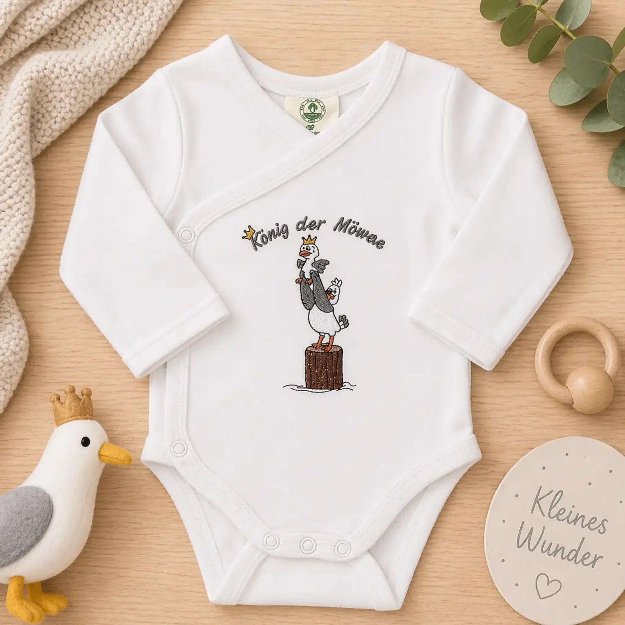 Stickdatei Möwe Carlo - König der Möwen