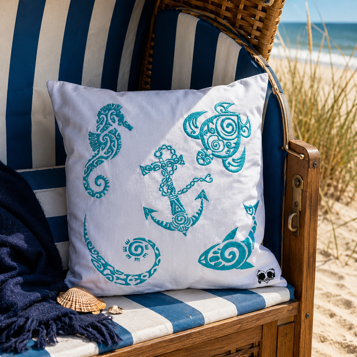 Stickdatei Maritime Tribal Set ⚓ – 5 Motive im Tattoo-Stil