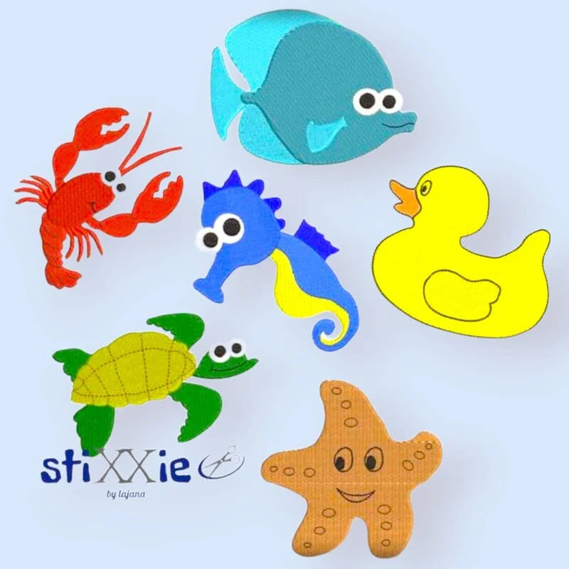 Stickdatei Maritimes für Kids von stiXXie by lajana