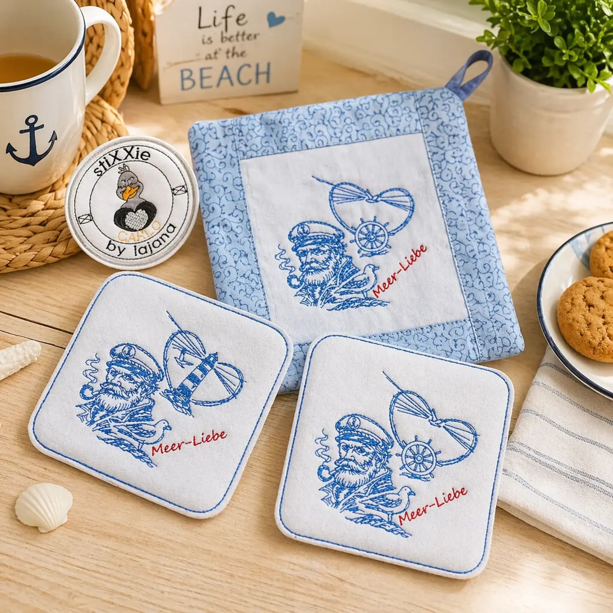 Stickdatei Meer-Liebe