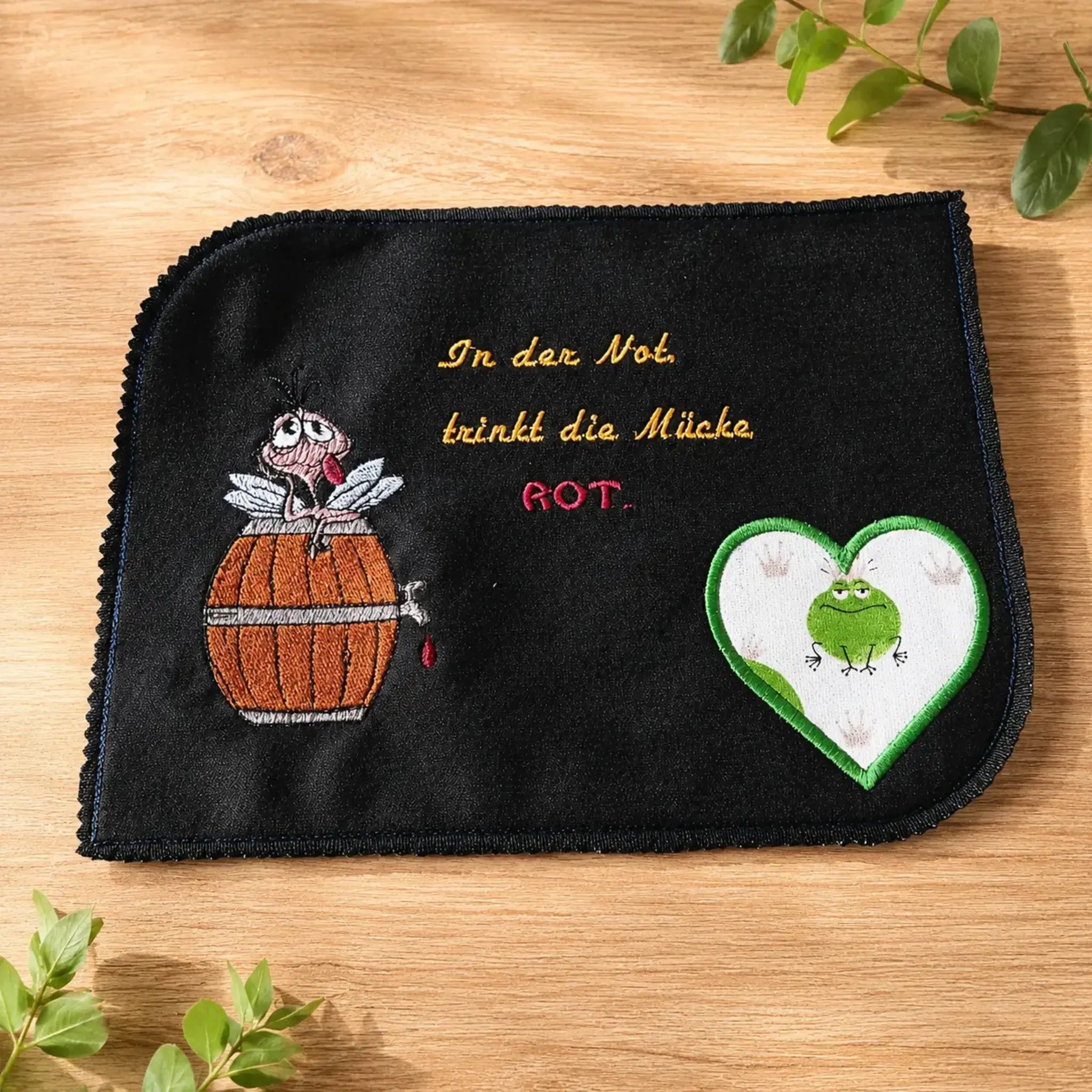 Stickdatei Mücke Mosquito mit Sprüchen