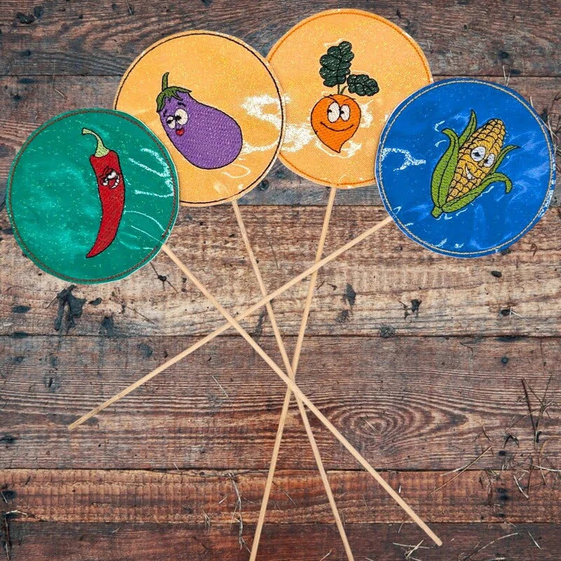 Stickdatei Motivations-Gemüse