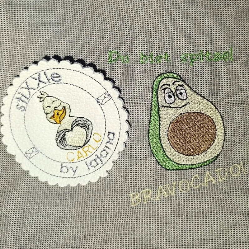 Stickdatei Motivations-Gemüse