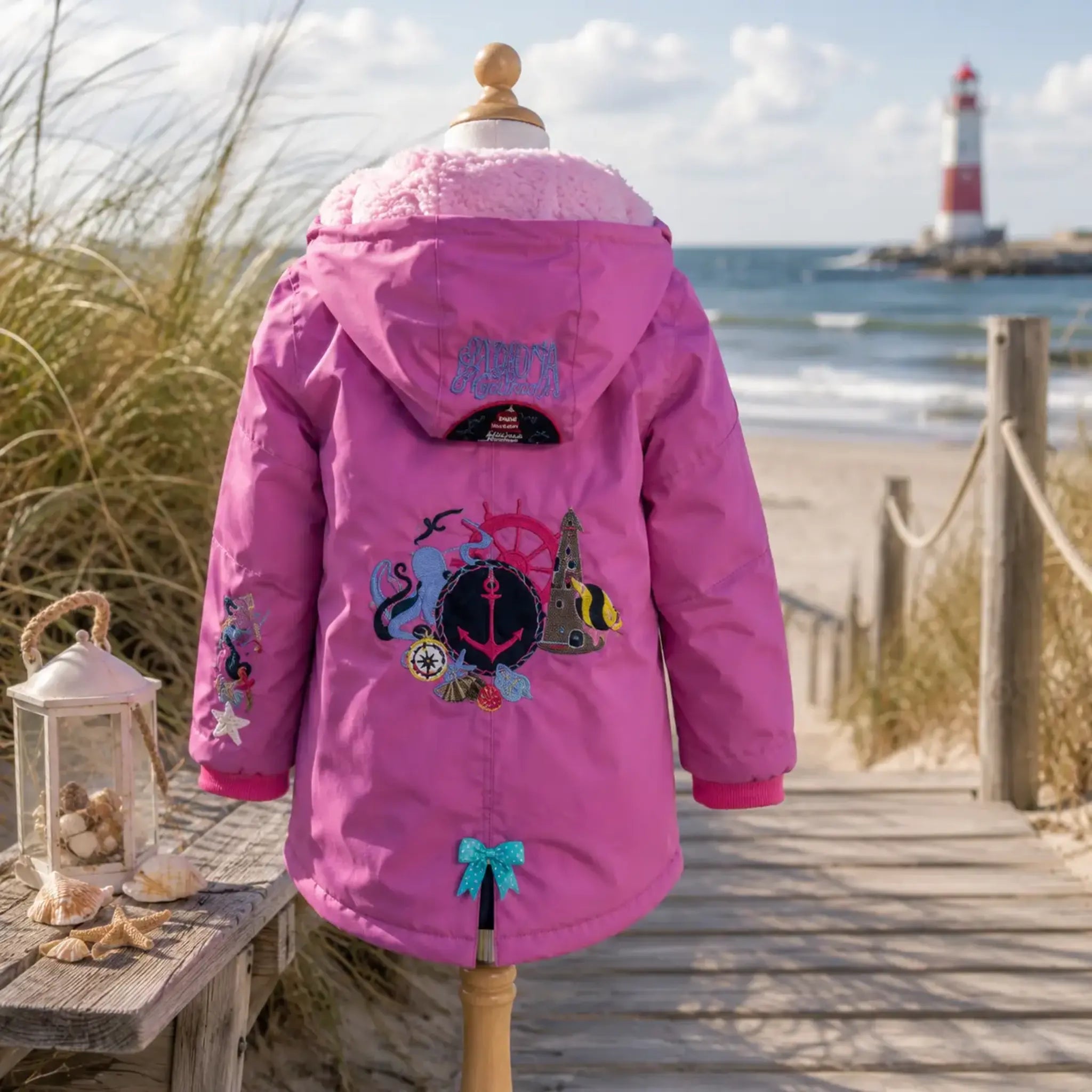 Stickdatei Maritim Nautical – Vintage-Style mit Teilapplikation | stiXXie