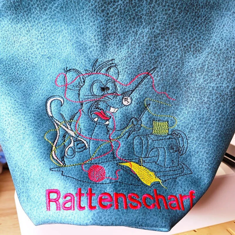 Stickdatei Pech-Ratte