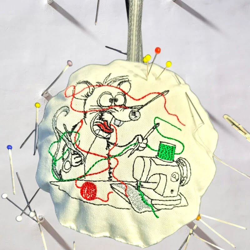 Stickdatei Pech-Ratte