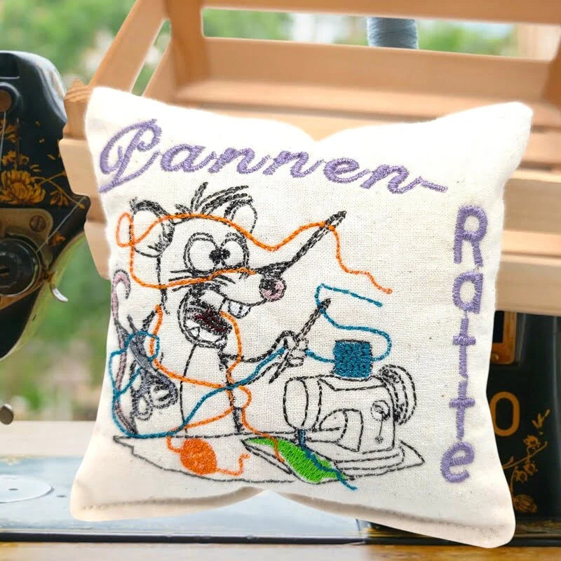 Stickdatei Pech-Ratte