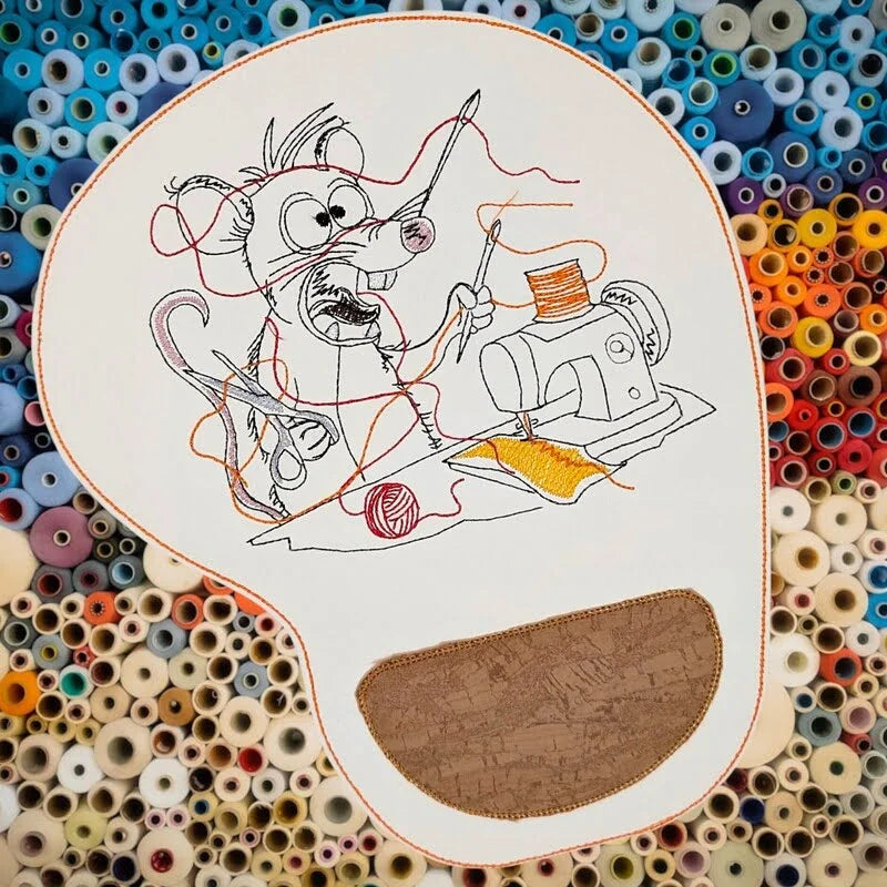 Stickdatei Pech-Ratte