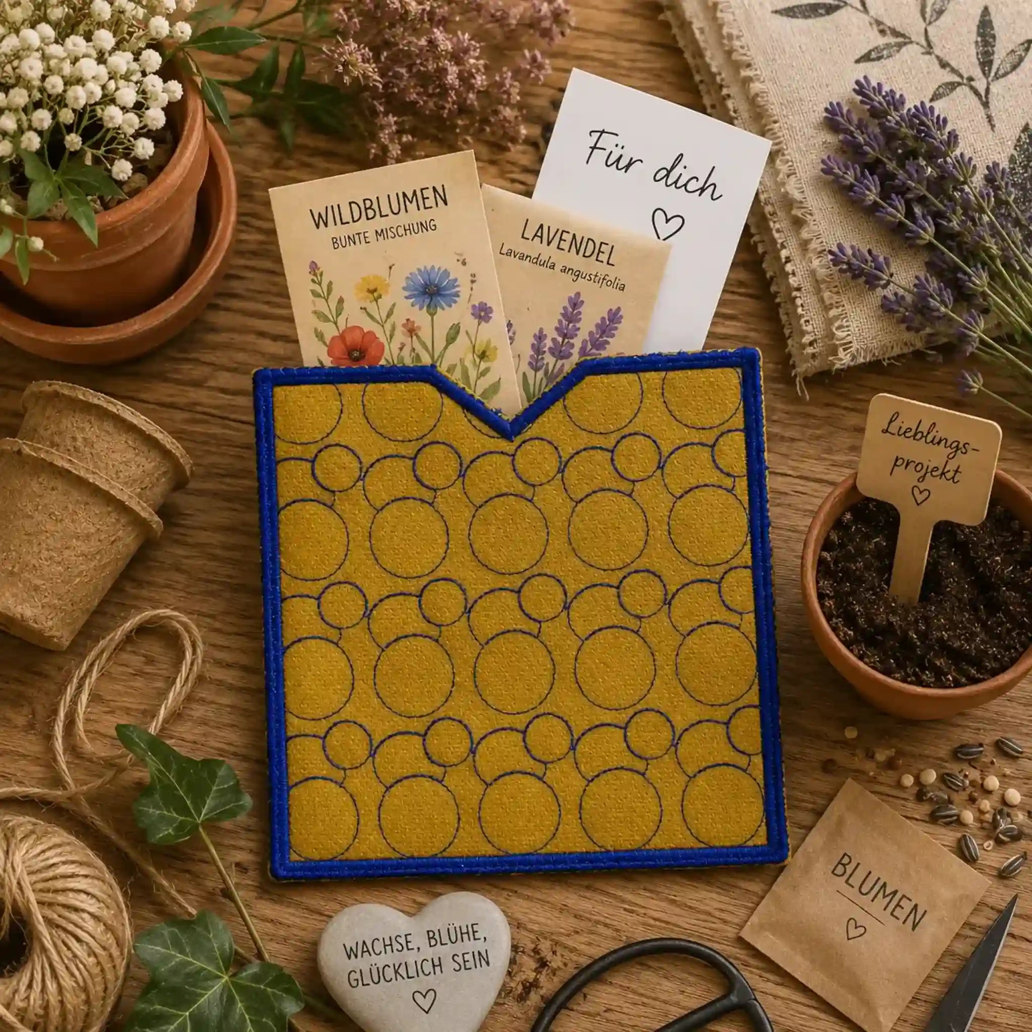 Stickdatei Quilts - 7 Motive plus 1 Blanko