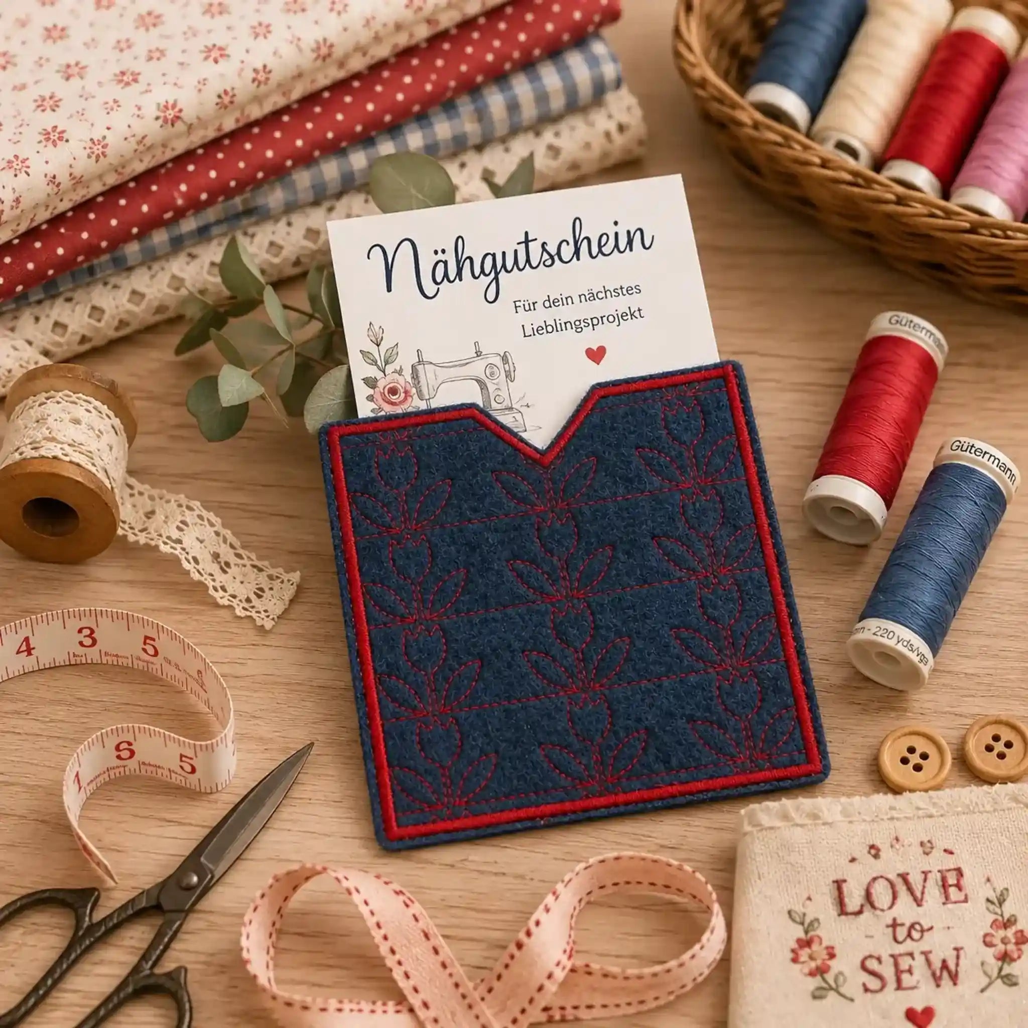 Stickdatei Quilts - 7 Motive plus 1 Blanko