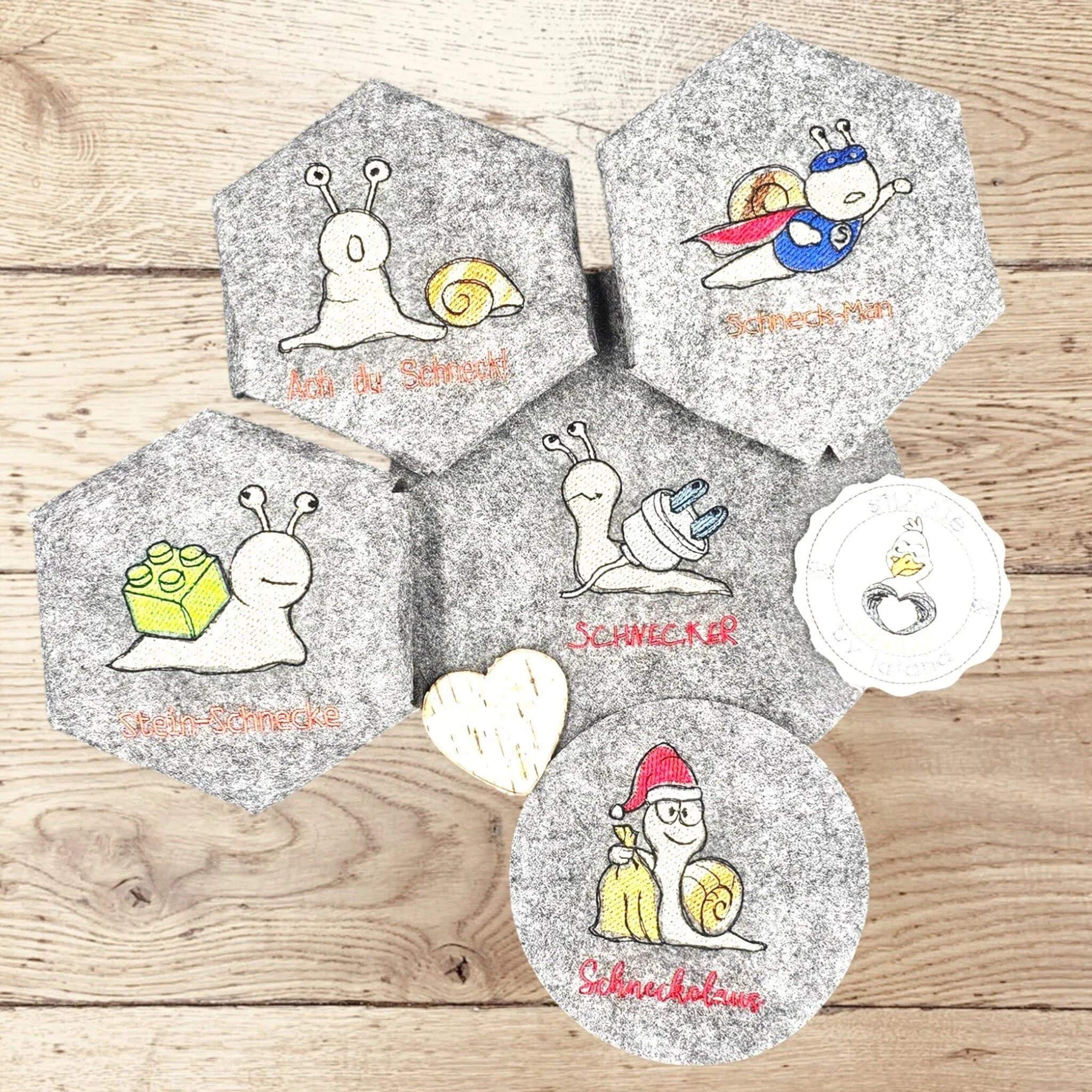 Stickdatei Schnecken Vol. 1