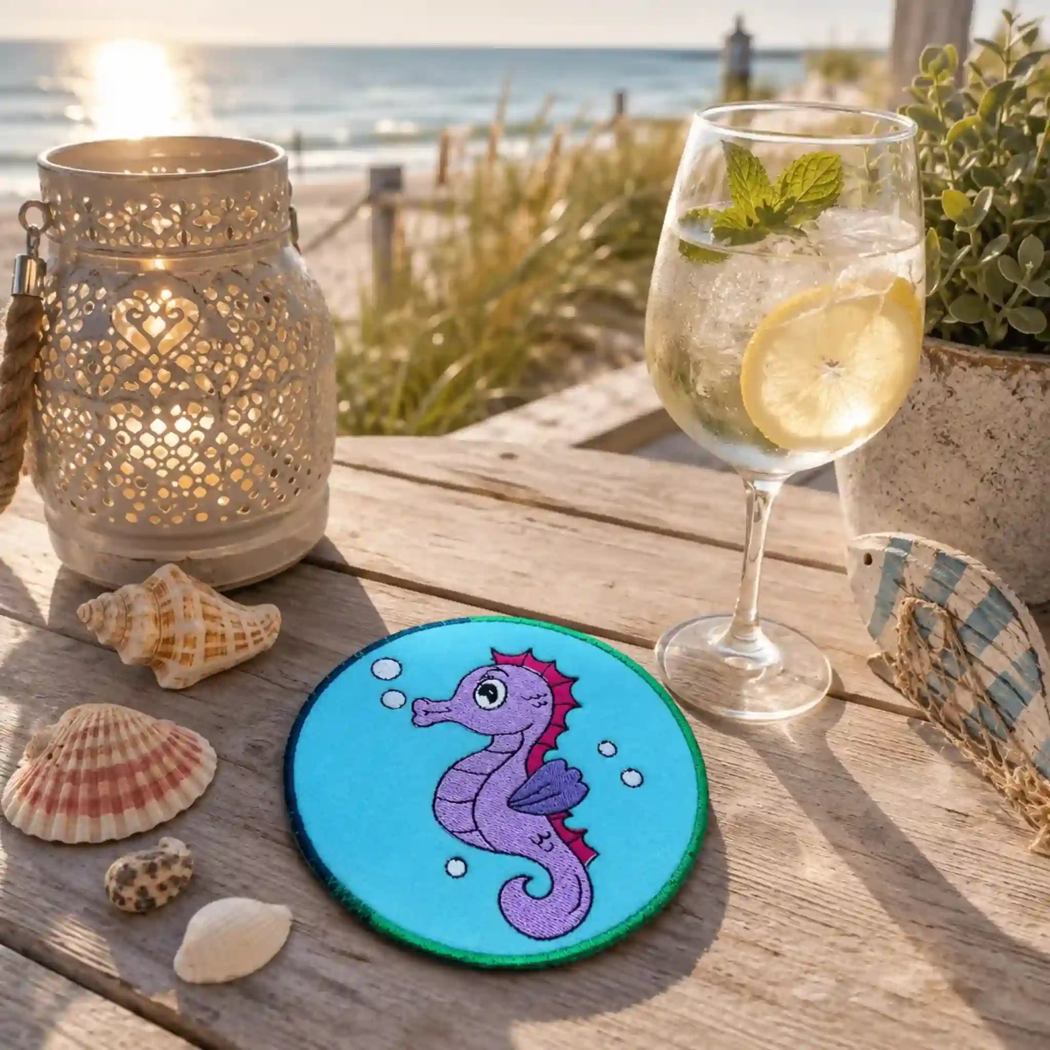 Stickdatei Seepferdchen Set