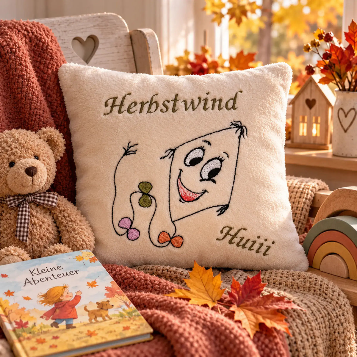 ITH Stickdatei Set Herbstdrachen - ITH, Applikation, Doodlestick