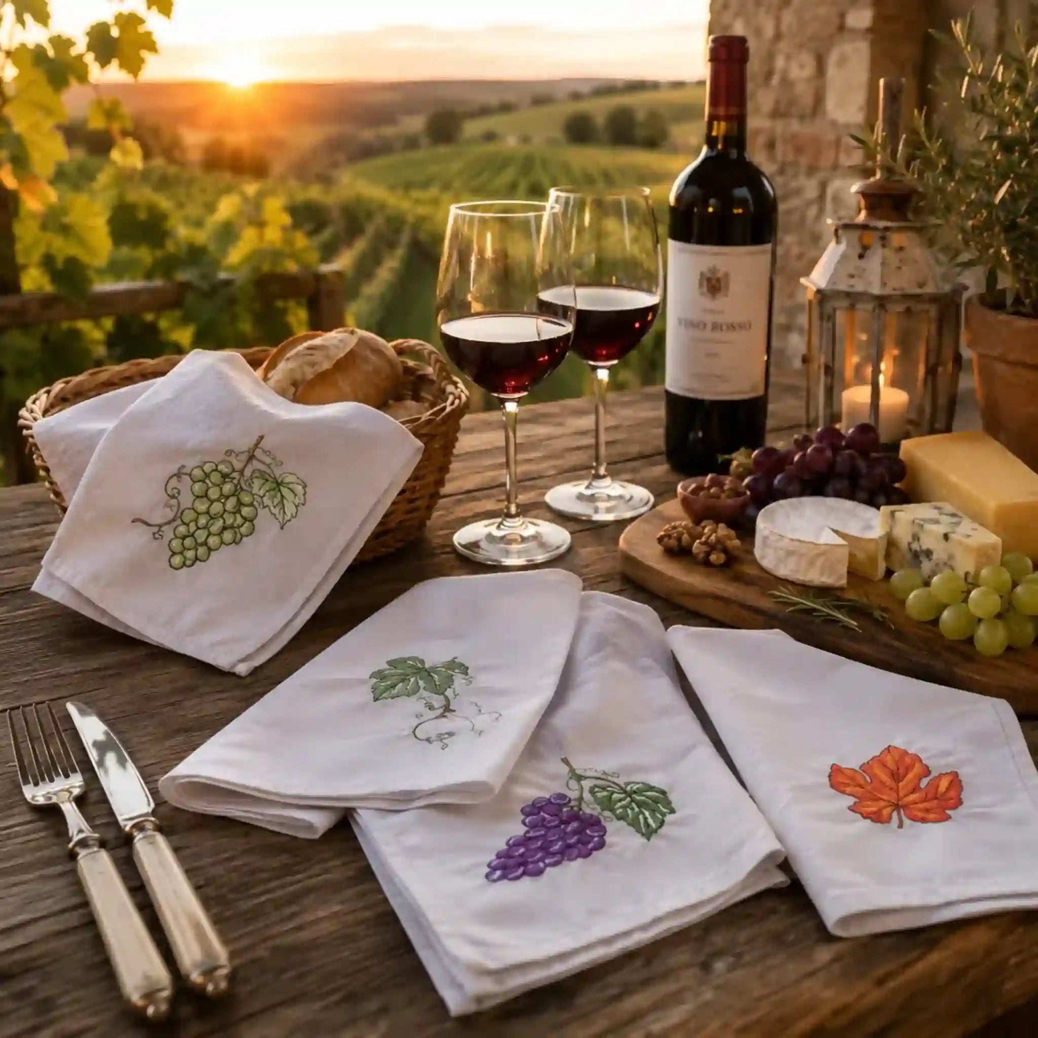 Stickdatei Serie Set WeinLaub