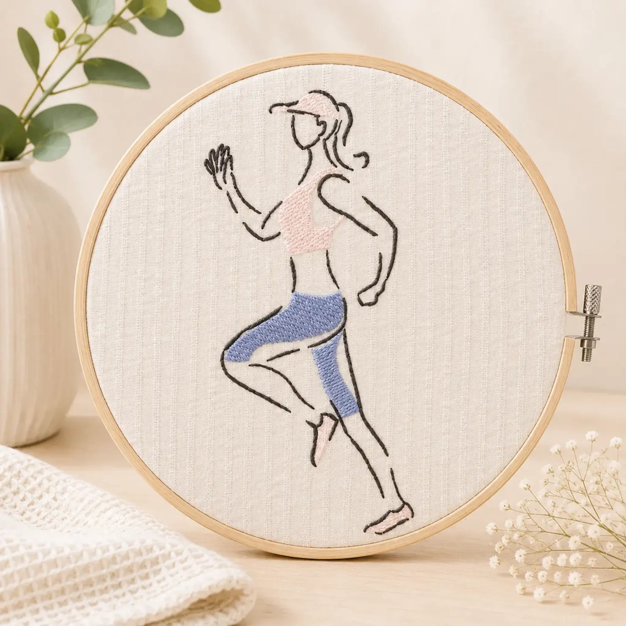 Stickdatei Sport mit Sprüchen 🏃 – Sportmotive & Schriftzüge