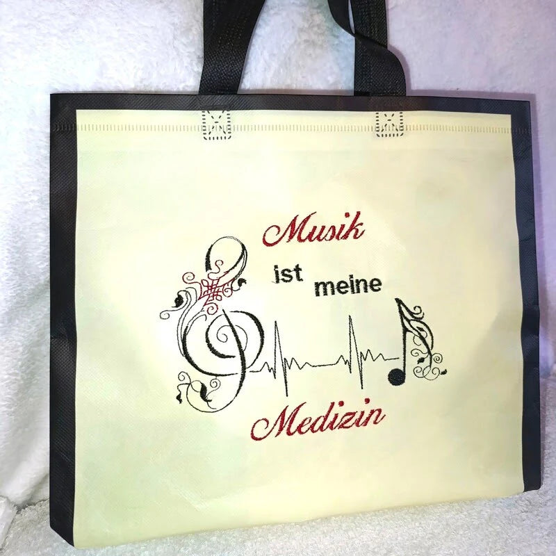 Stickdatei Spruch Musik ist Medizin von stiXXie by lajana