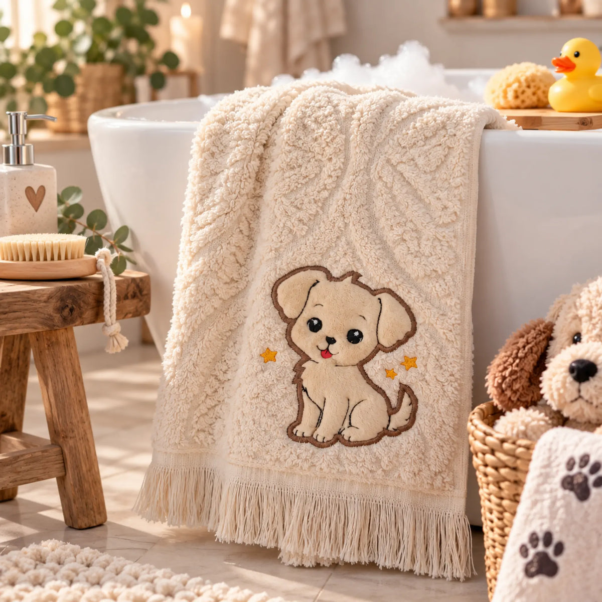 Stickdatei Süßer Hund - Applikation