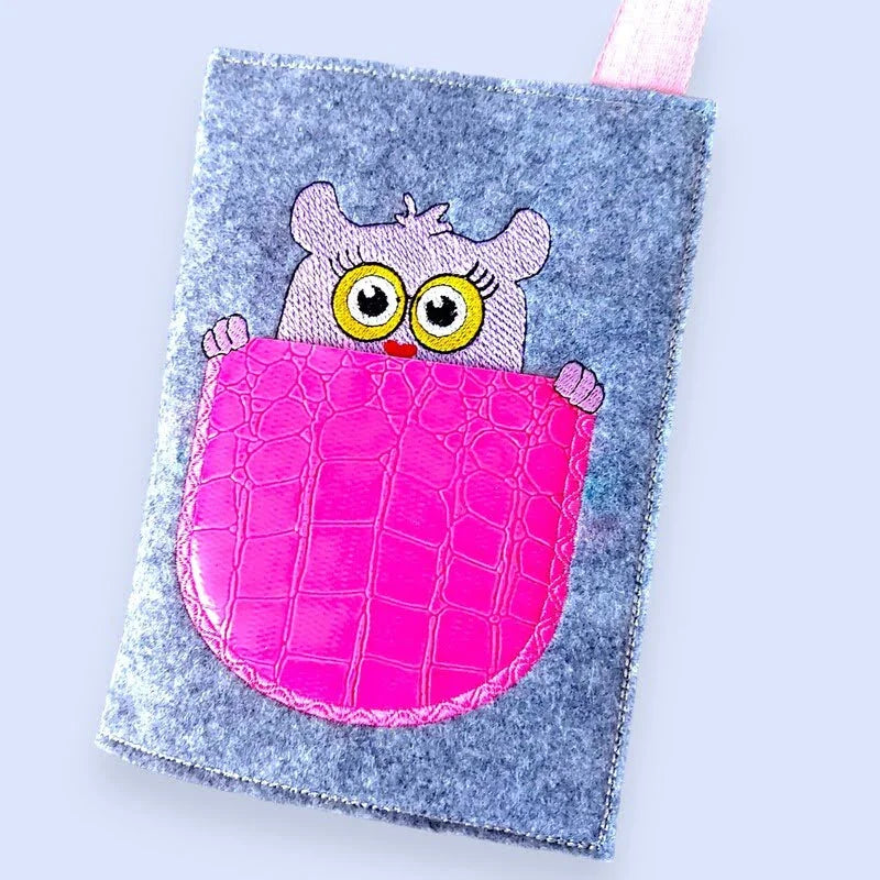 Stickdatei Taschenapplikation stiXXie Monster von stiXXie by lajana