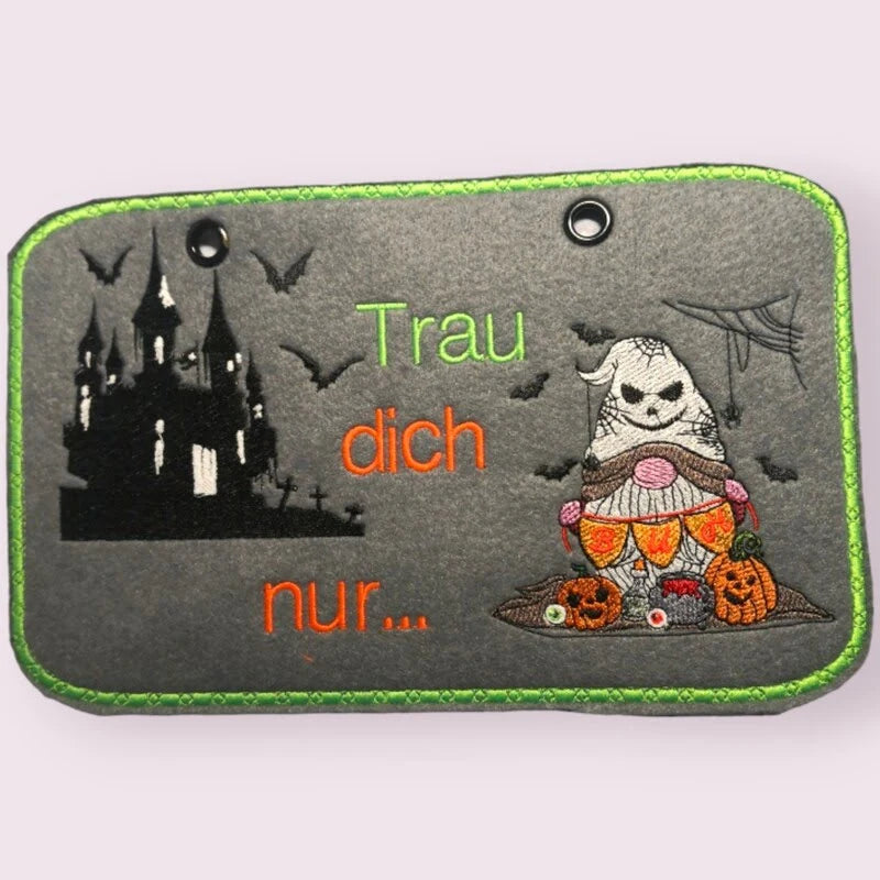 Stickdatei Wichtel Halloween Buh von stiXXie by lajana