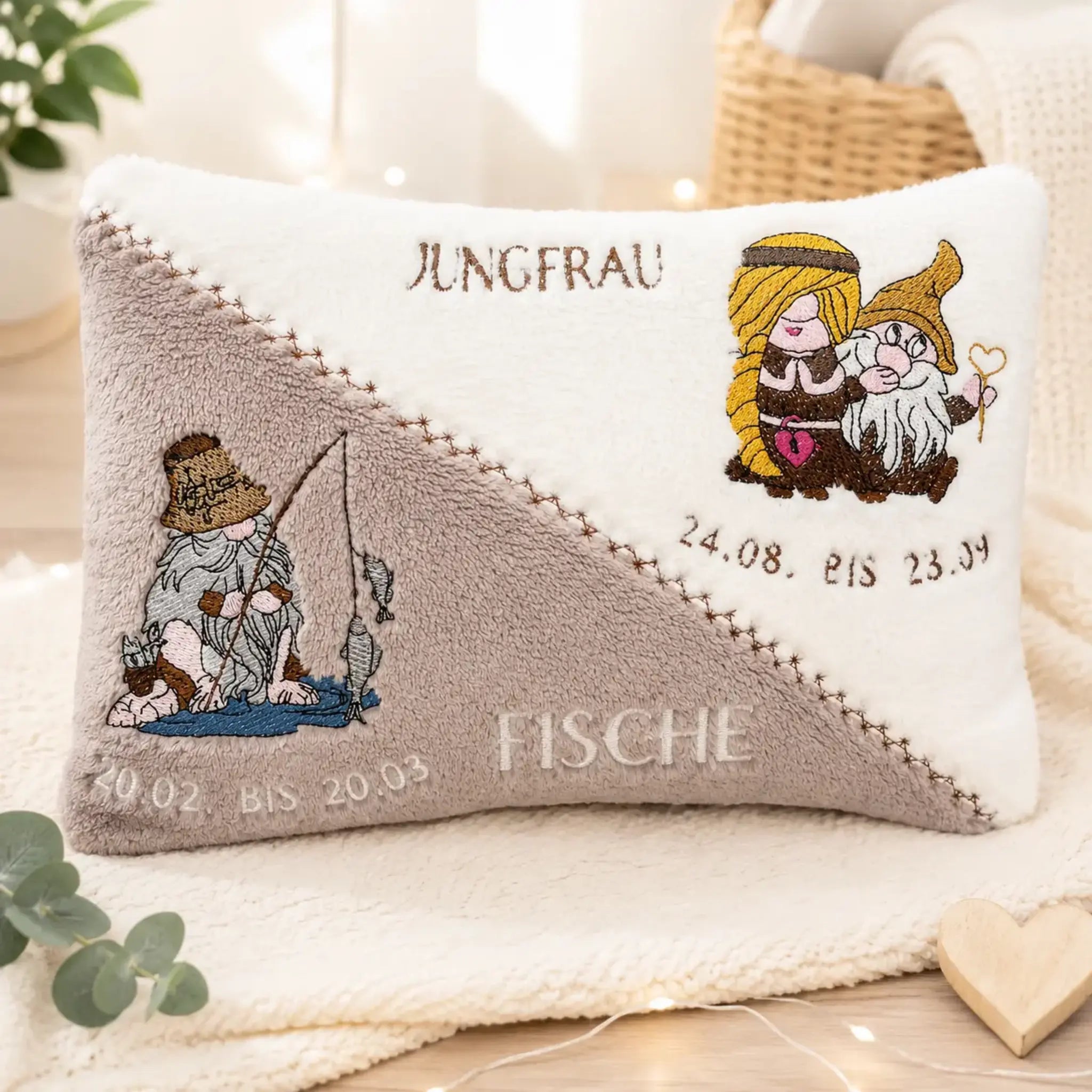 Stickdatei Wichtel Sternzeichen Paket 12 Zeichen