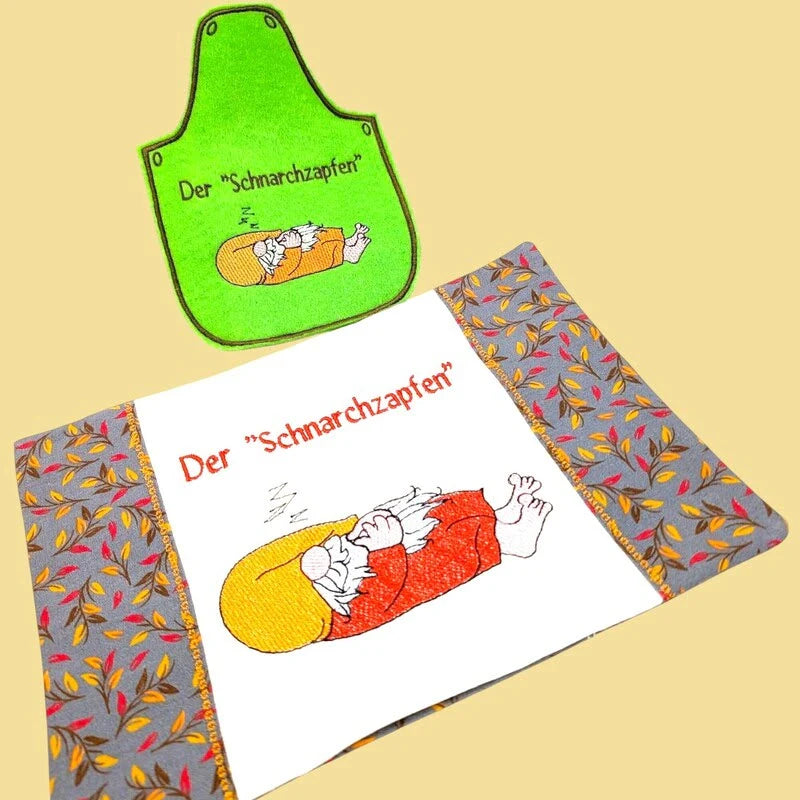 ITH Stickdatei Wichtel Yoga brav