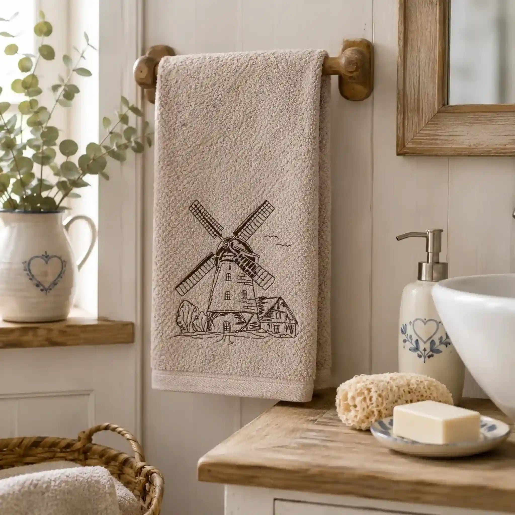 Stickdatei Windmühle