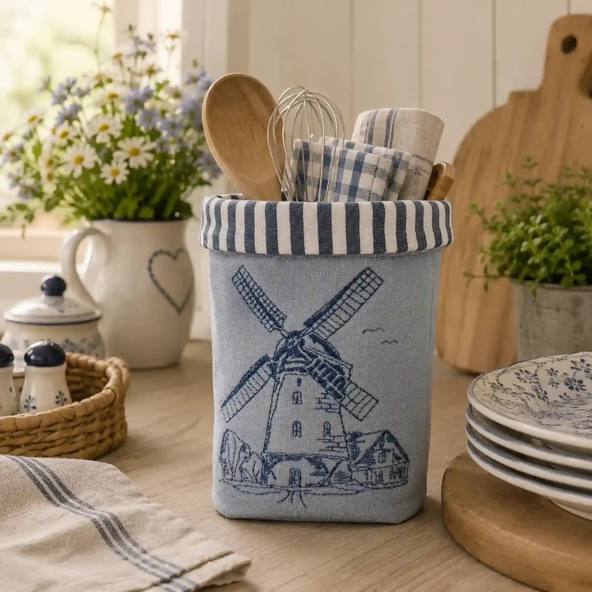 Stickdatei Windmühle