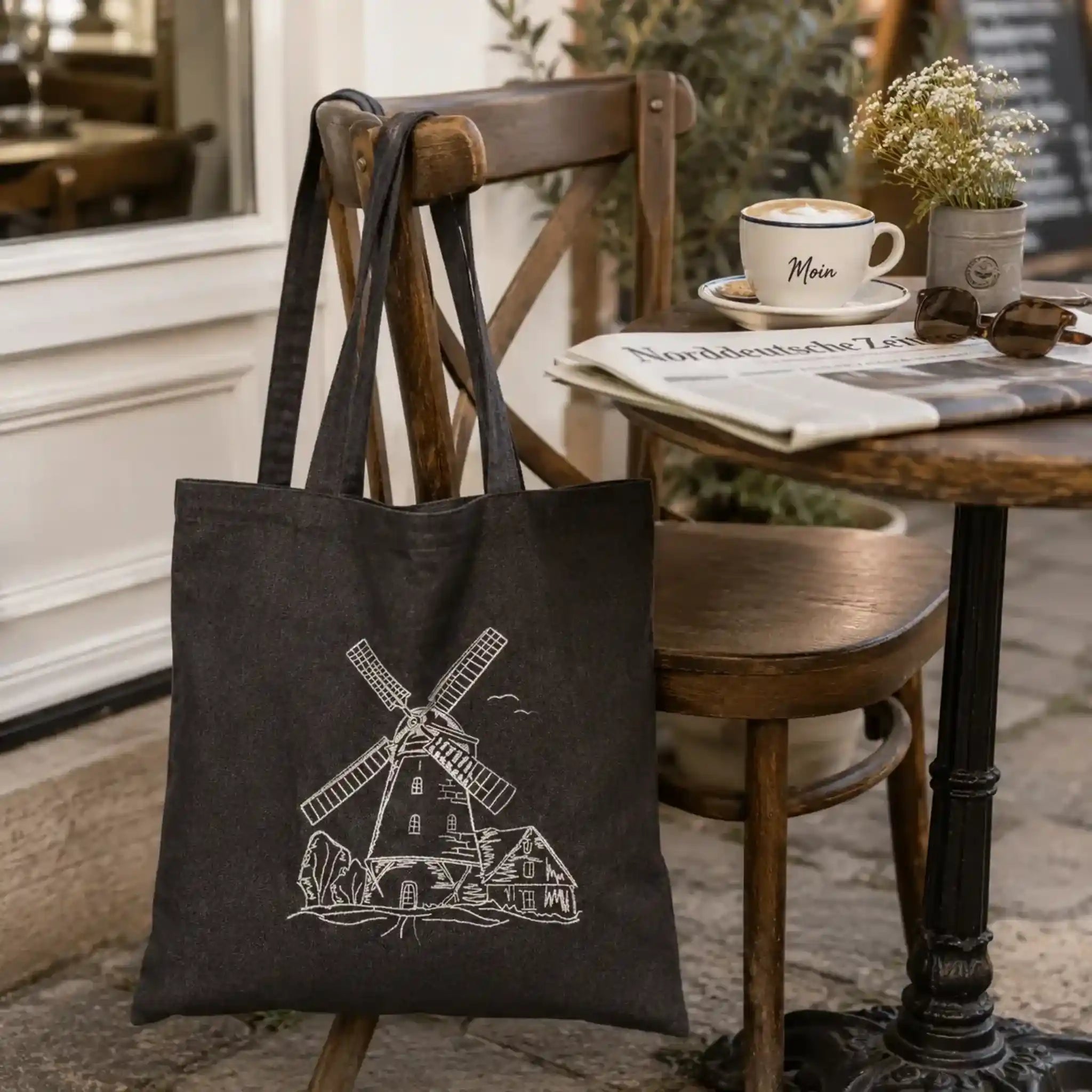 Stickdatei Windmühle