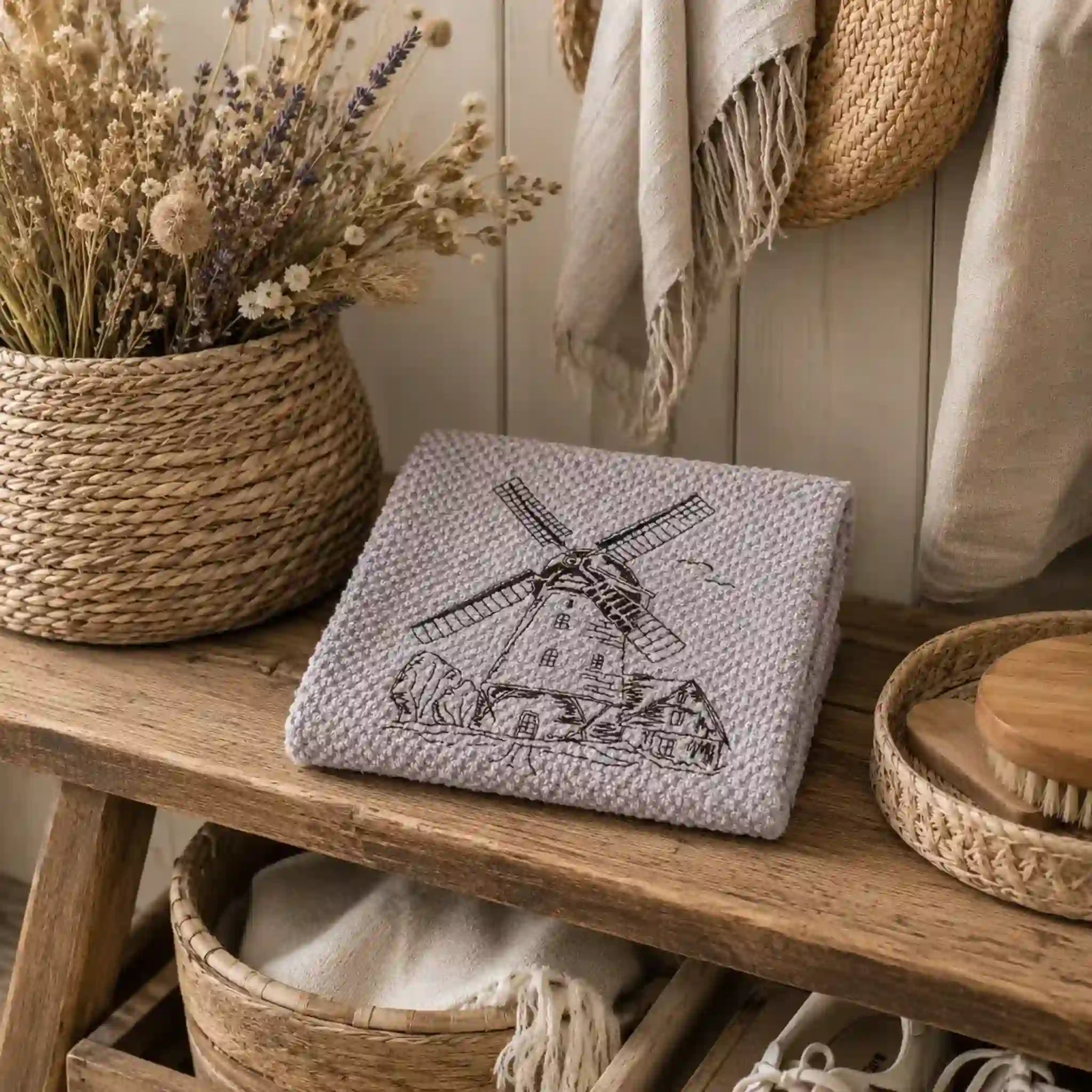 Stickdatei Windmühle